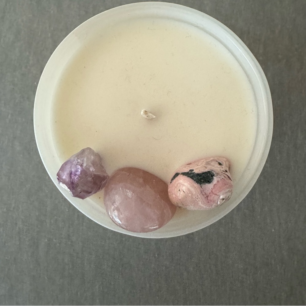 NWT OULA CRYSTAL CO 100% Soy Wax Candle Sparkle Effect Self Love - Picture 9 of 16